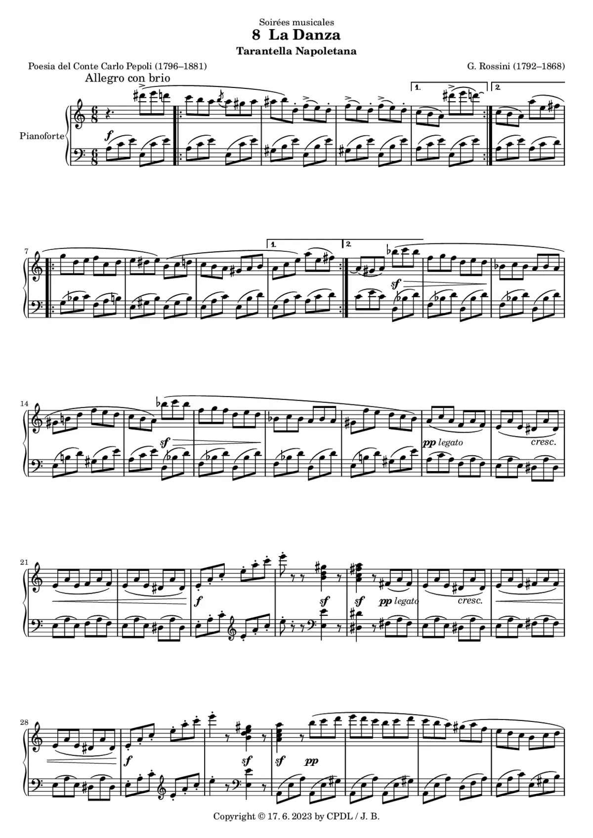 La Danza - Page 1