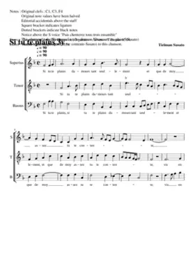 Si tu te plains (3v.)