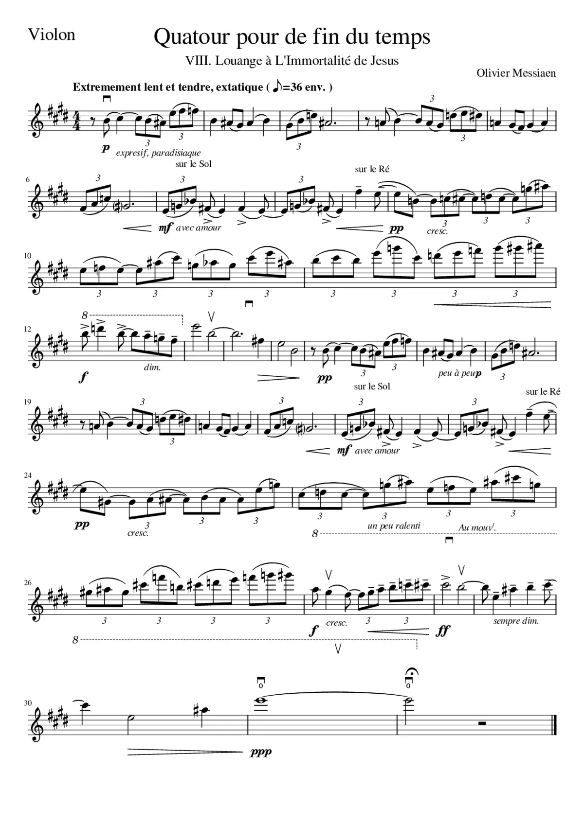 Quartet for the End of Time - Page 1