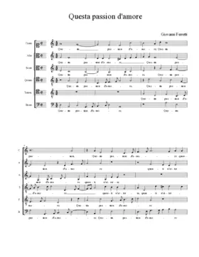 Questa passion d'amore