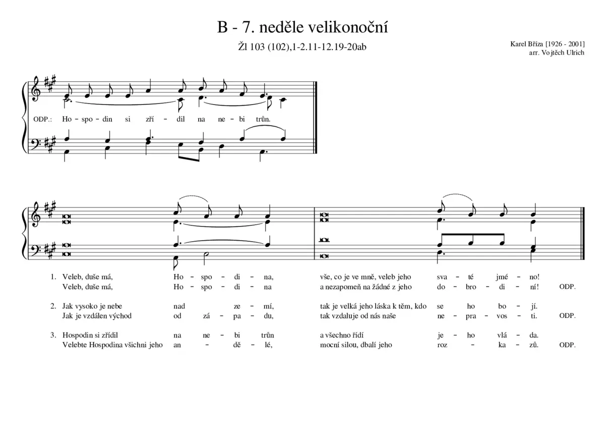 B - 7. neděle velikonoční - Page 1