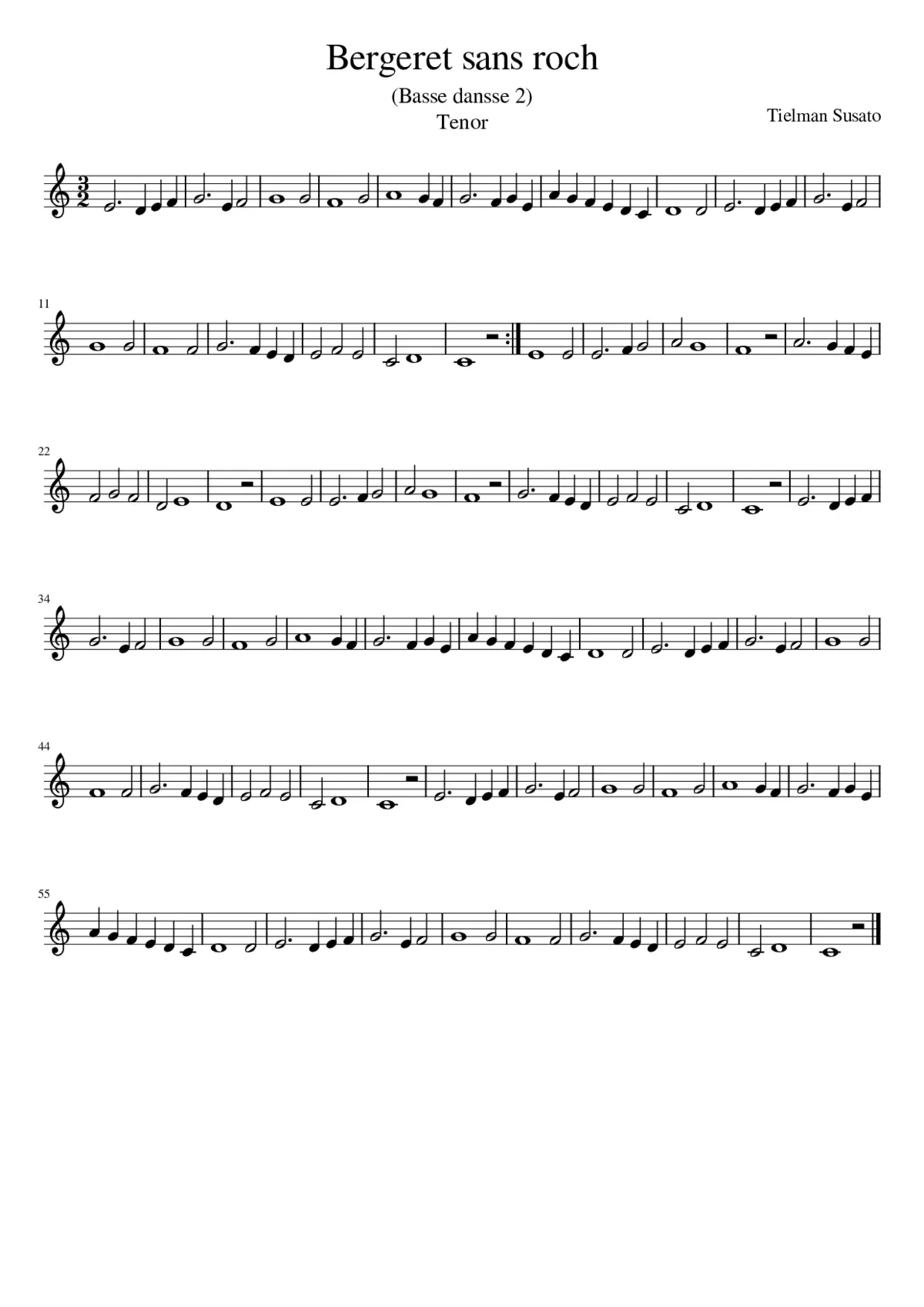 Bergeret sans roch - Page 1