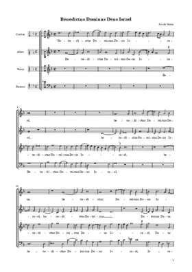 Benedictus Dominus Deus Israel