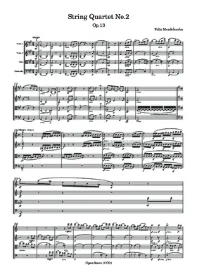 String Quartet No.2, Op.13