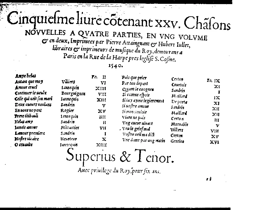 25 Chansons nouvelles - Page 1