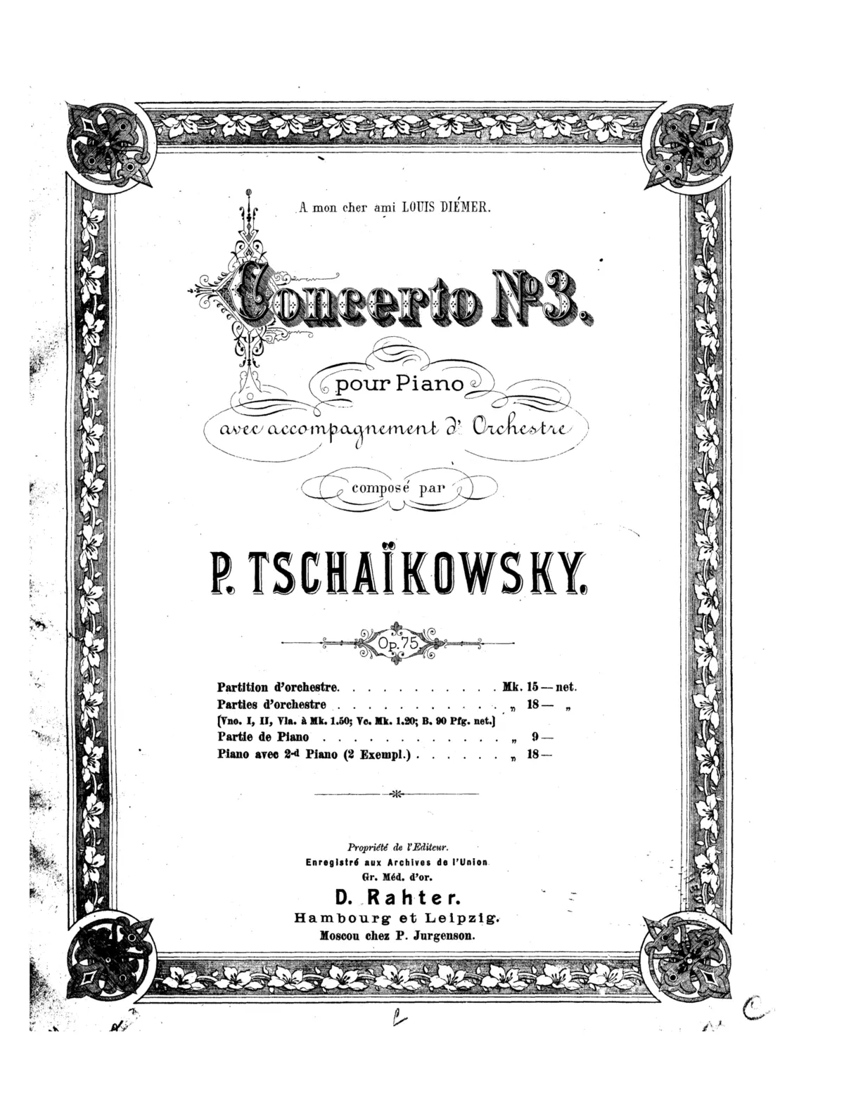 Piano Concerto No.3 - Page 1