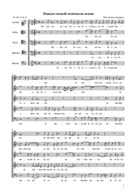 Domine exaudi orationem meam