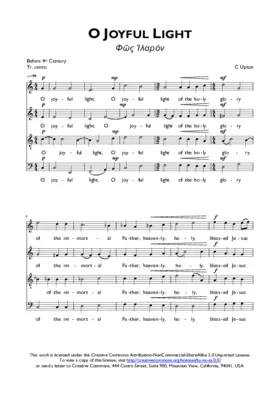O Joyful Light
