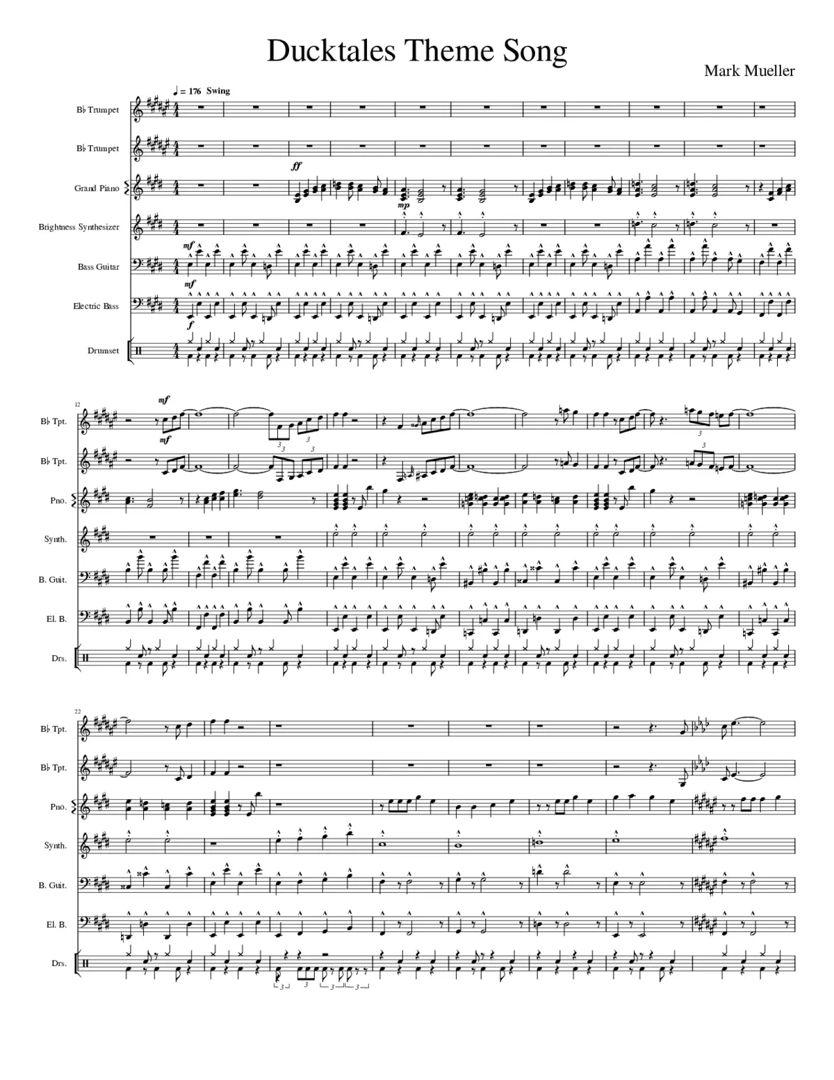 ducktales theme - Page 1