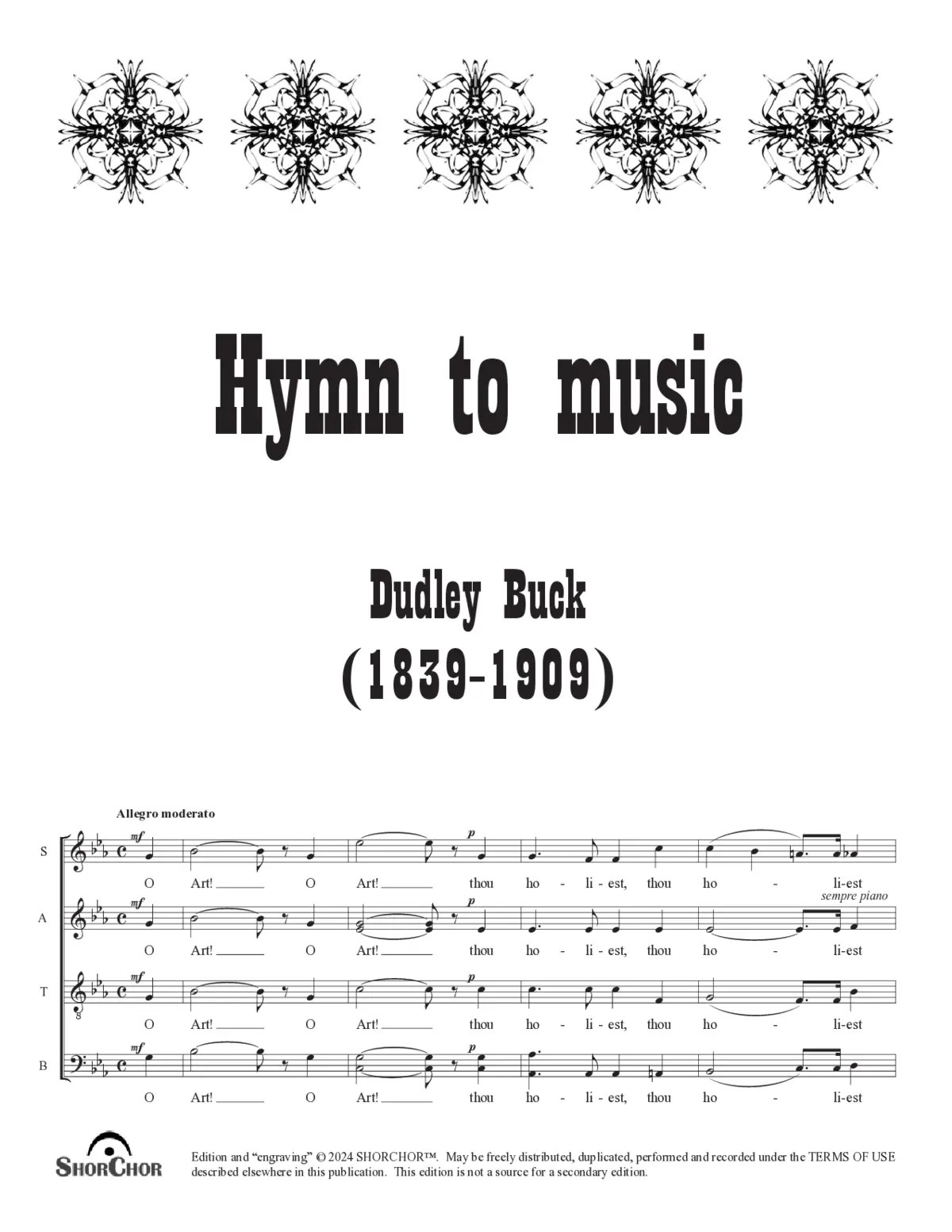 Hymn to Music - Page 1