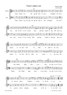 Time's eldest son, Old Age, the heir of Ease