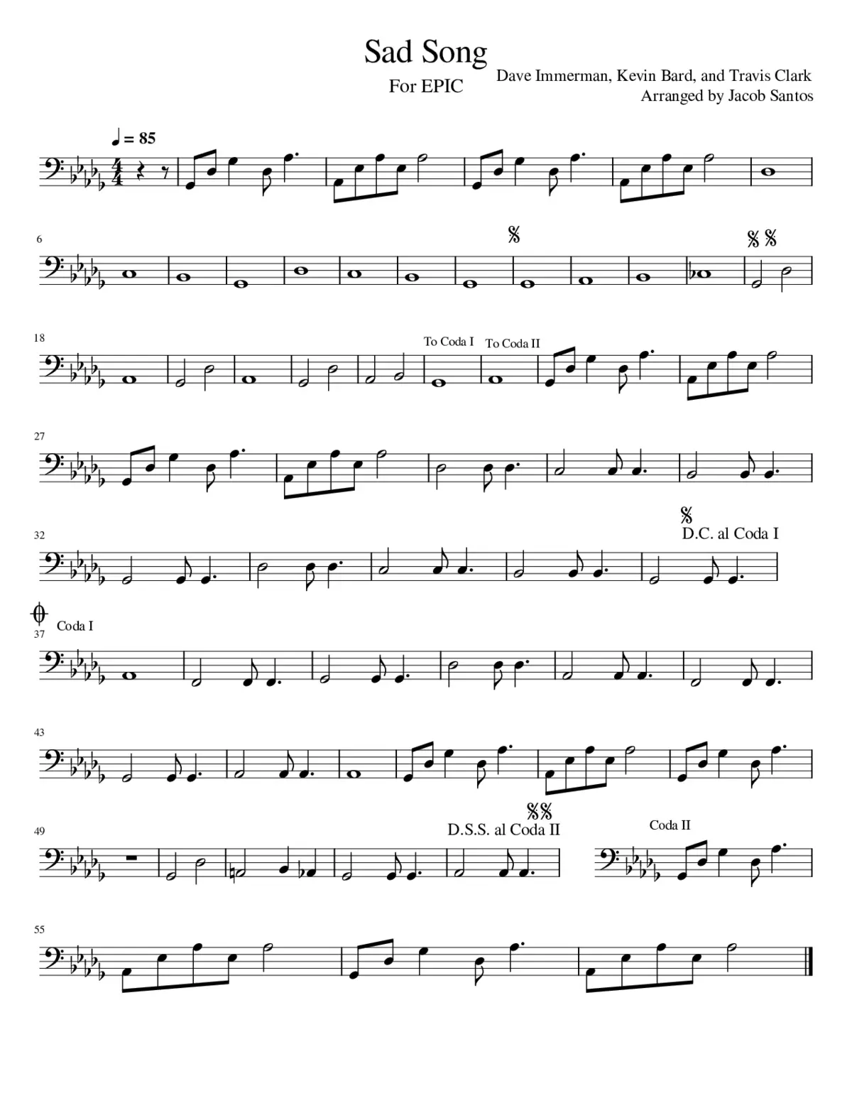 sad song - Page 1