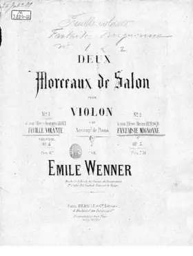 2 Morceaux de salon