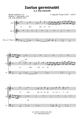 Iustus germinabit