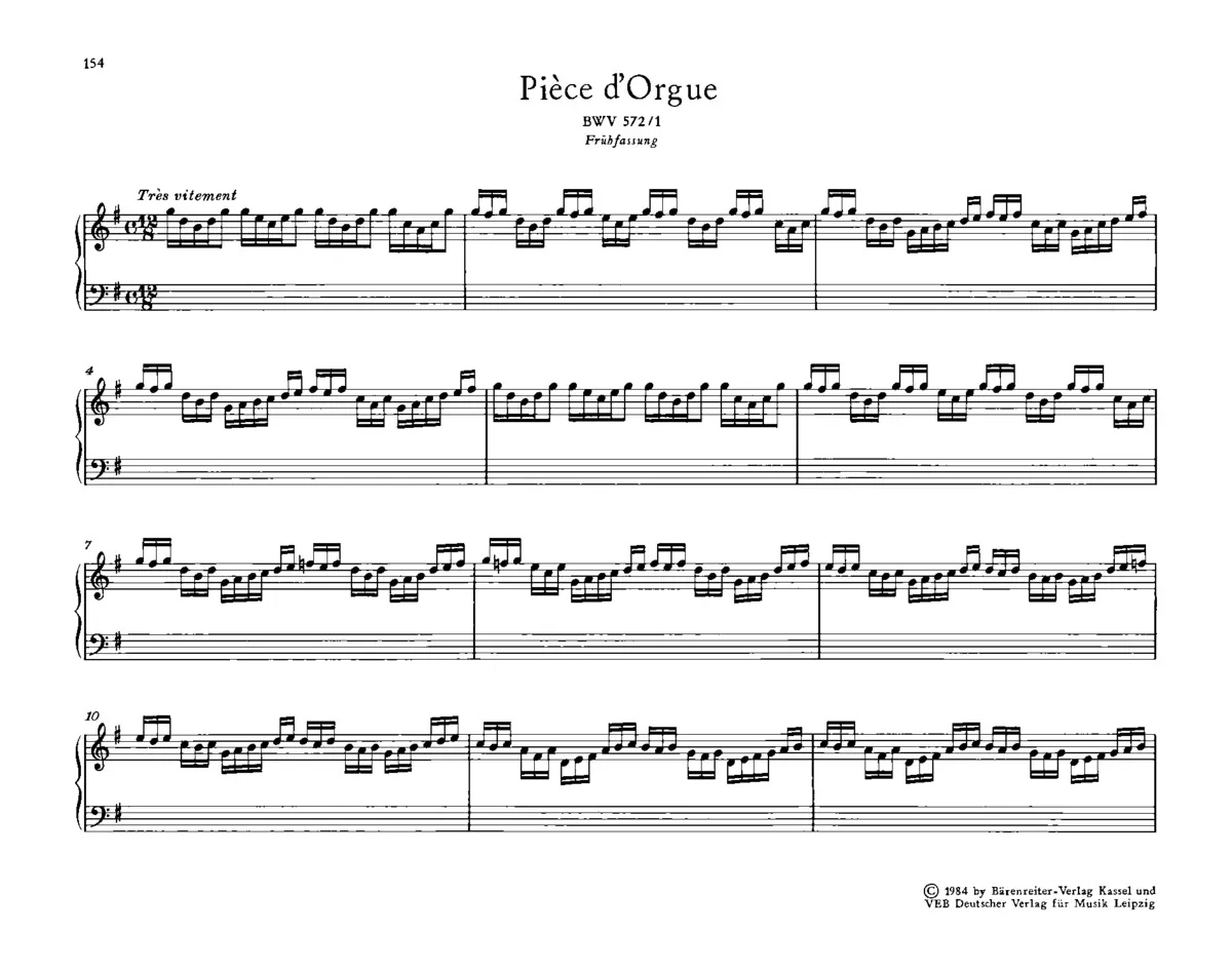 Fantasia in G major - Page 1