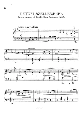 Dem Andenken Petöfis