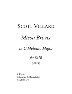 Missa Brevis in C Melodic Major (2019)