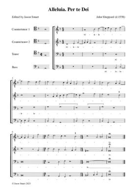 Alleluia. Per te Dei