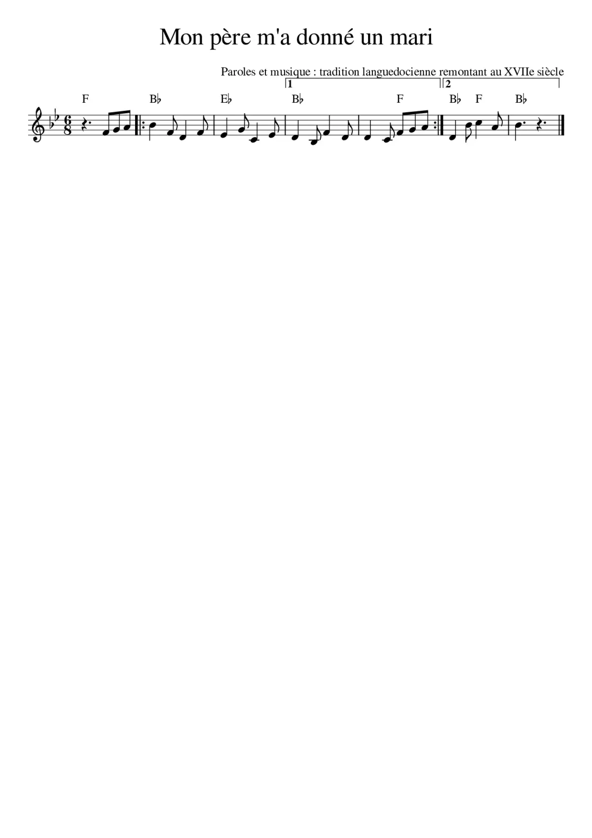 Mon père m'a donné un mari - Page 1