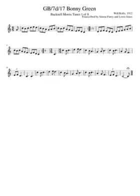 GB/7d/17 Bonny Green