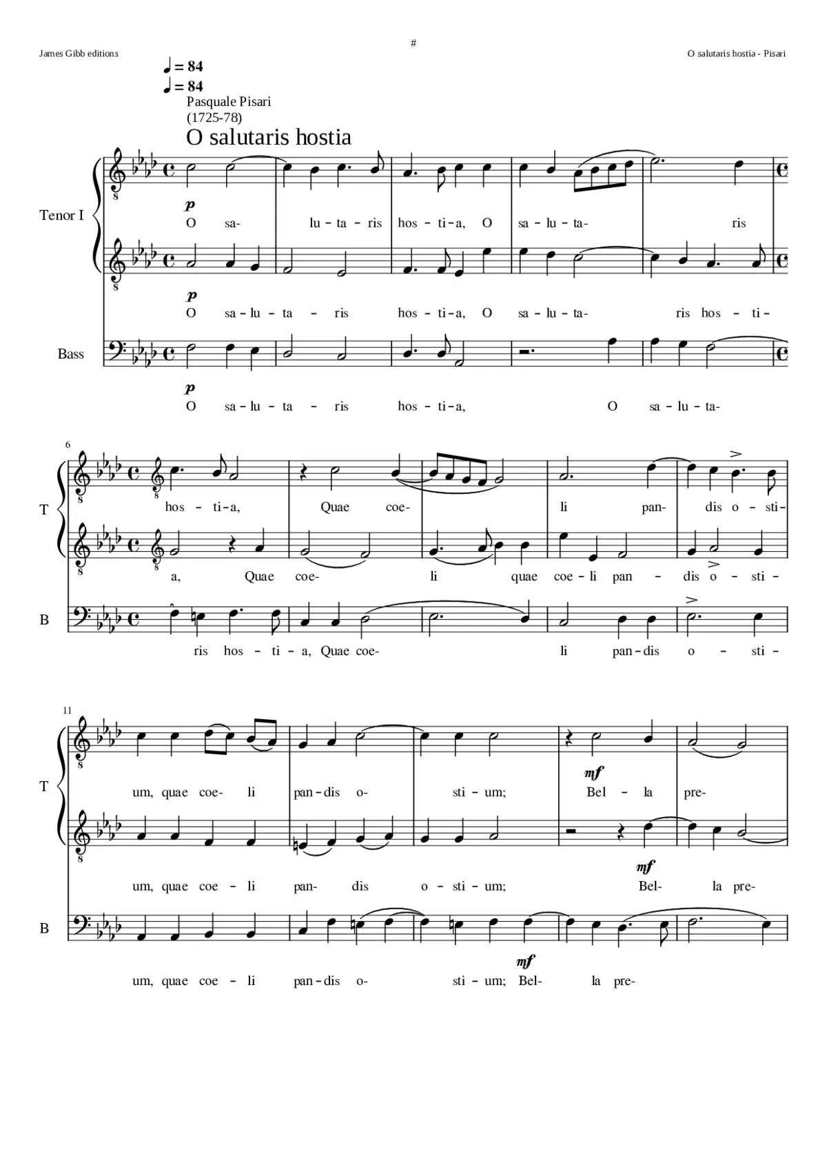 O salutaris hostia - Page 1