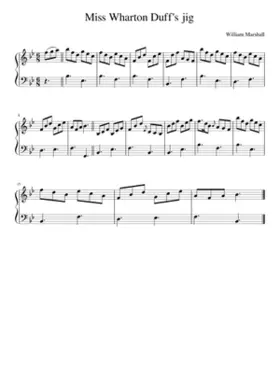 Miss Wharton Duff's jig