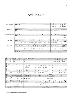Qui tollis peccata mundi