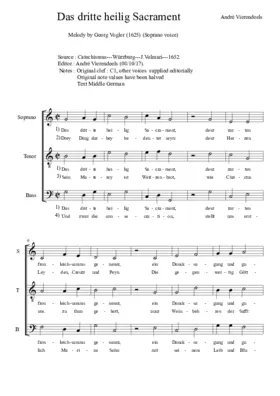 Das dritte heilig Sacrament