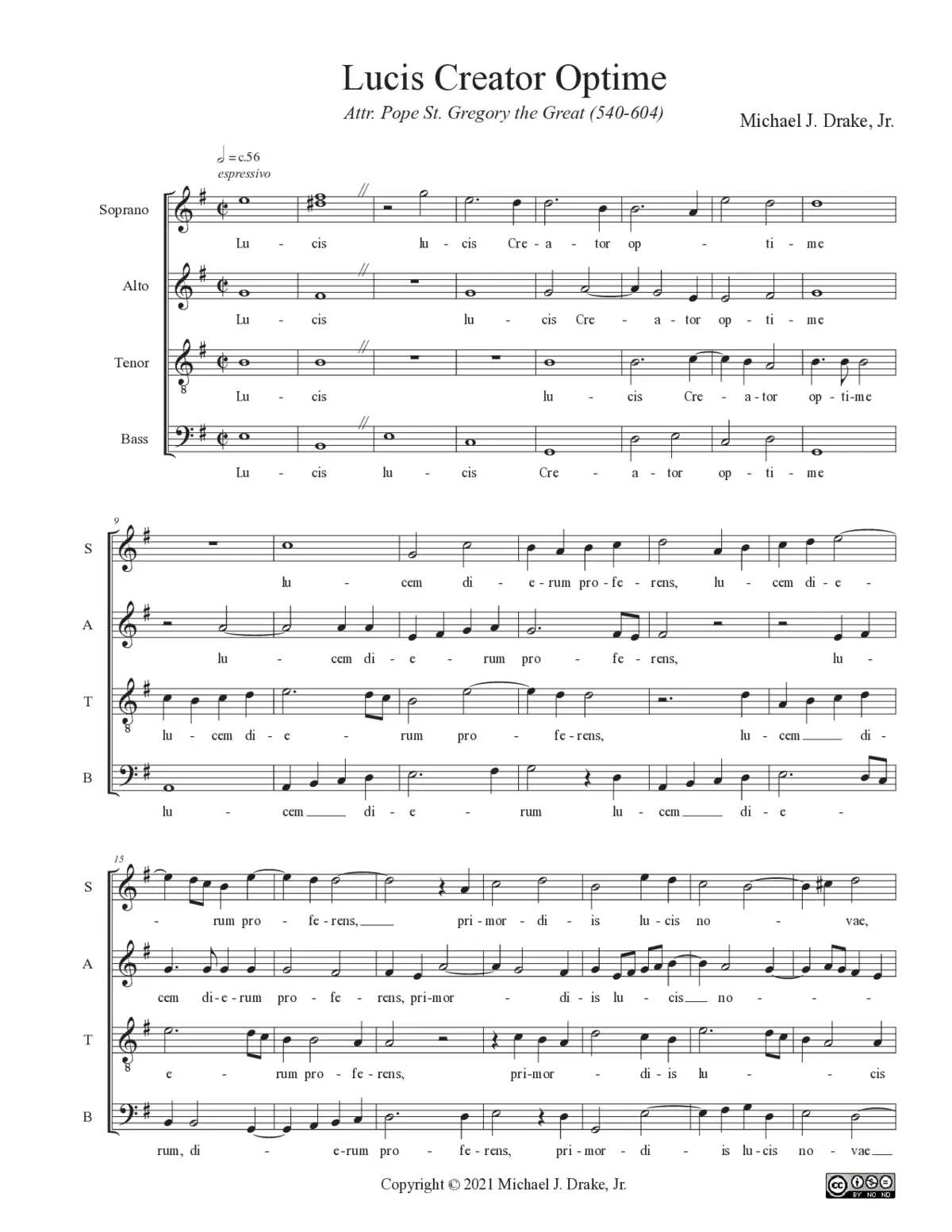 Lucis creator optime - Page 1