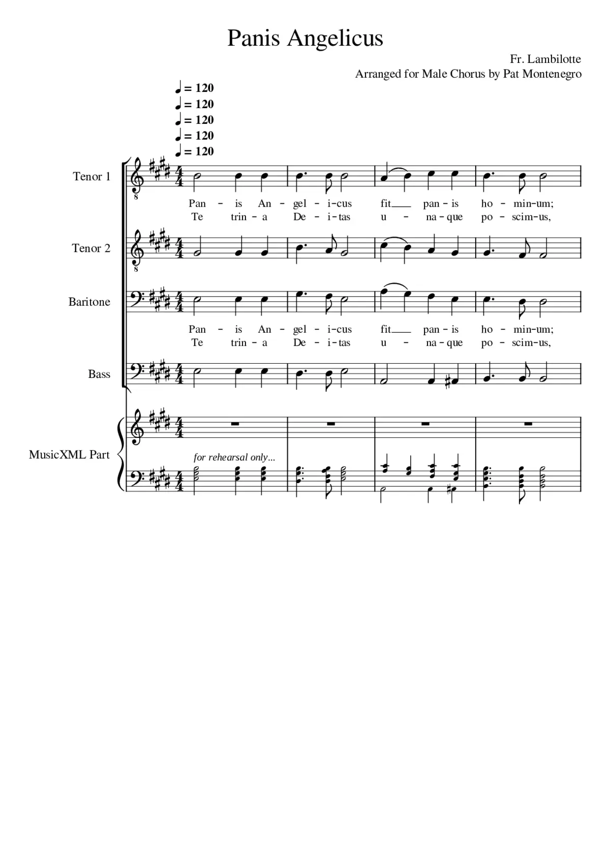 Panis Angelicus - Page 1