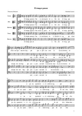 Il tempo passa e l'hore son sì pronte