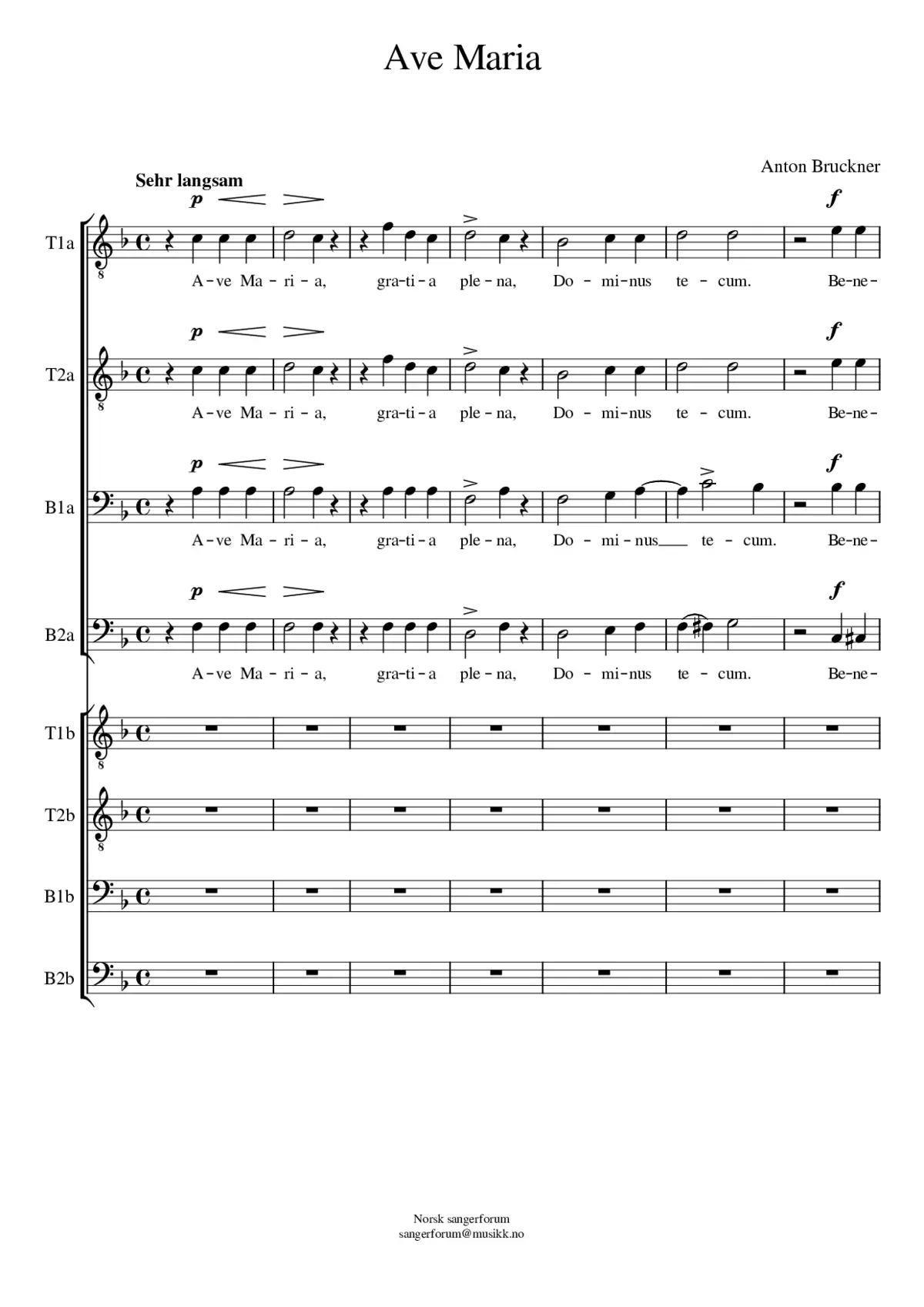Ave Maria - Page 1