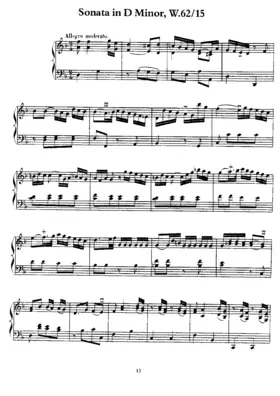 Keyboard Sonata in D minor