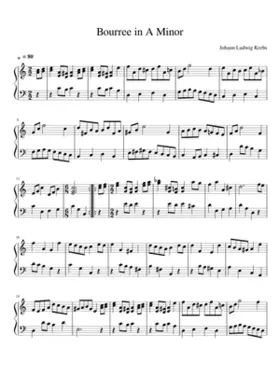 Bourée in A Minor
