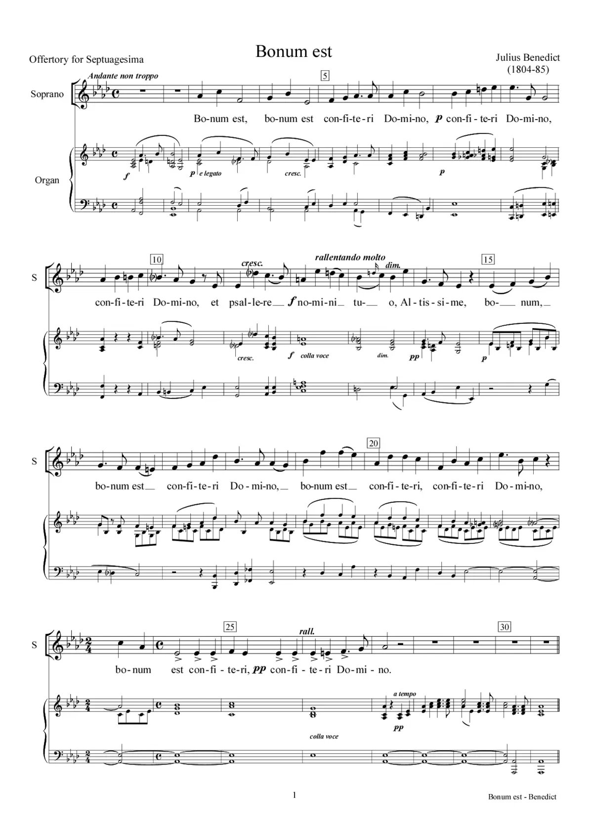 Bonum est - Page 1