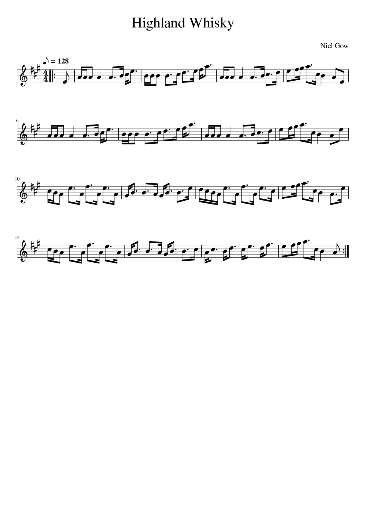 Highland Whisky - Page 1