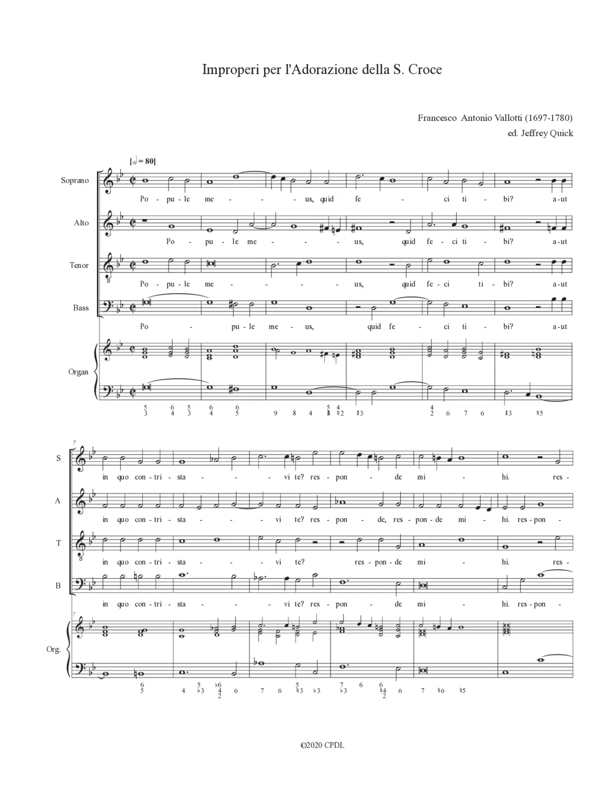 Improperia - Page 1