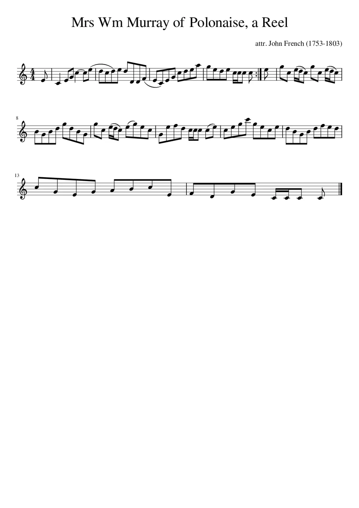 Mrs Wm Murray of Polonaise a Reel - Page 1