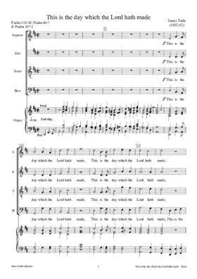 This is the day which the Lord hath made