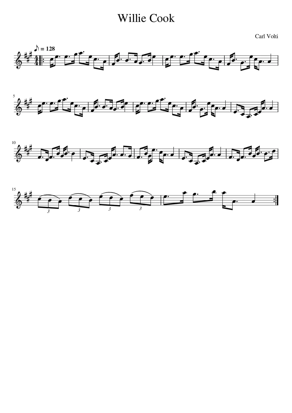 WILLIE COOK - Page 1