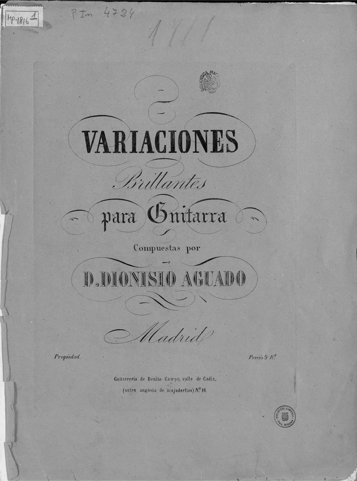 Variaciones brillantes - Page 1