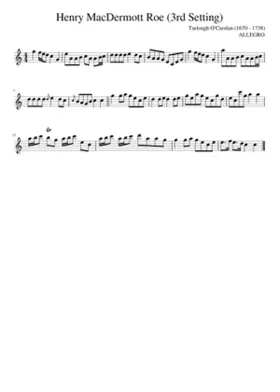 Henry MacDermott Roe (3rd Setting)