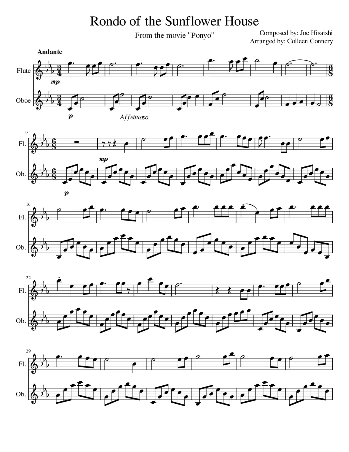 Rondo Of The Sunflower House - Page 1