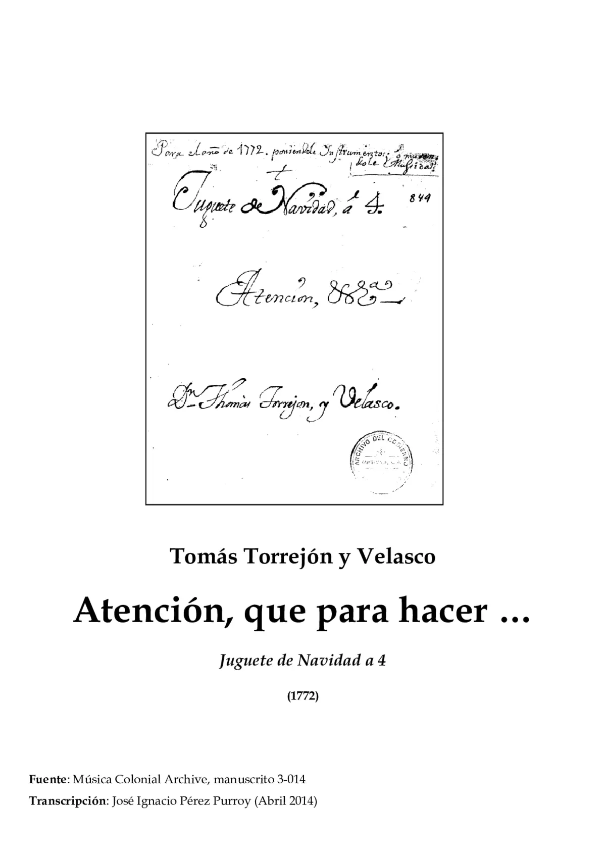 Atención que para hacer - Page 1