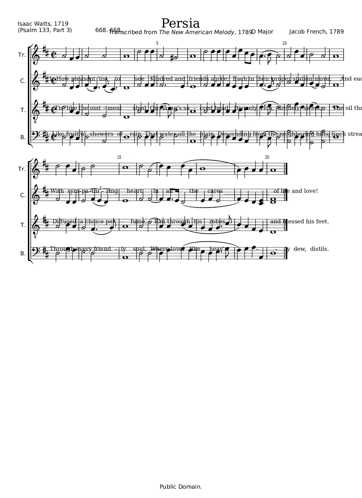 Persia - Jacob French - Page 1