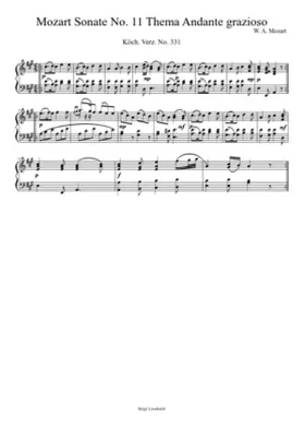 Piano Sonata No. 11 K. 331 (Turkish March)