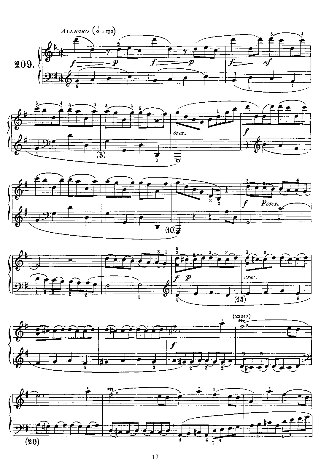 Keyboard Sonata in G major - Page 1