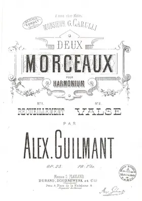 2 Morceaux pour harmonium