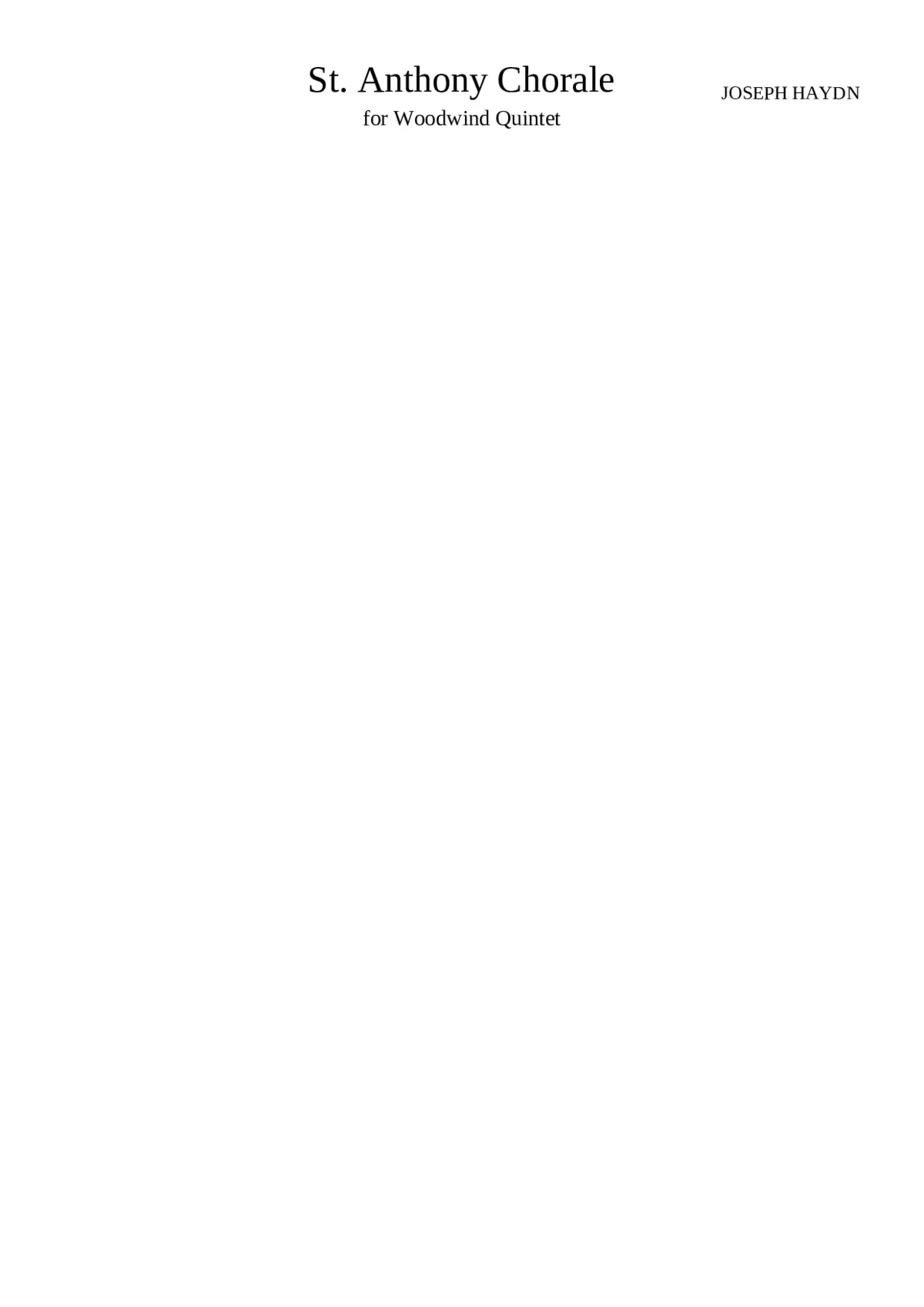 St. Anthony Chorale - Page 1