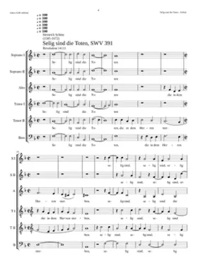 Selig sind die Toten SWV 391